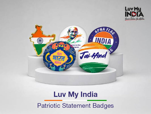 This Is how pride looks like with Luv My India’s patriotic badges