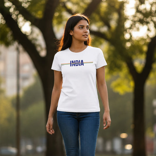 India Women’s T-shirt | Pure Cotton