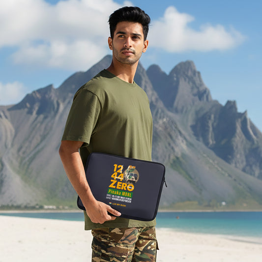 Pinaka MBRL | Patriotic Black Sleeve Case Cover Laptop Bag For Men & Women | Luv My India Defence Collection | 14.5x11 Inch Waterproof Shock Absorber Laptop/MacBook, Office/College Laptop Bag | 3 Layer Padded Polyester Sponge Laptop Bag