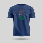 Mera India Meri Identity | Round Neck Unisex T-Shirt | Pure Cotton Luv My India Fashion | Tiranga / Tricolour Patriotic T-Shirt