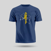 Maa Design | Round Neck Unisex T-Shirt | Pure Cotton Luv My India Fashion | Navratri Spiritual T-Shirt