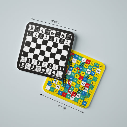 Games of India | Acrylic Coaster Set of 4