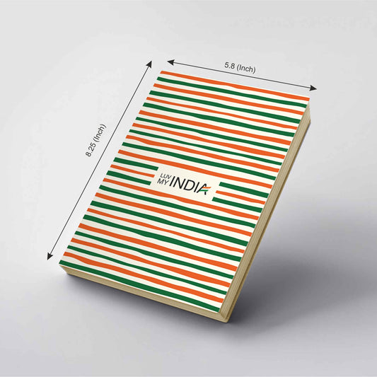 Tricolour Lines Notebook