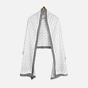 Bharat | Unisex Mulmul Cotton Stole | Luv My India Fashion | 220x70 CM | Elegant Hand-Block Patriotic Dupatta