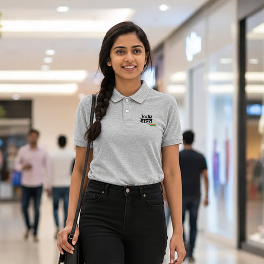 India Bharat Tiranga Polo T-Shirt | Pure Cotton