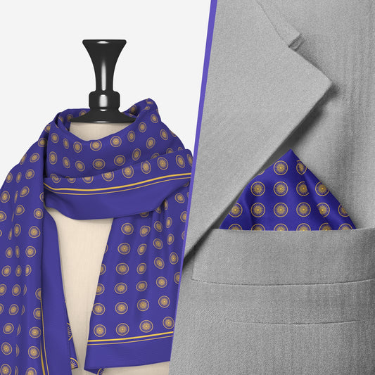 Ashok Chakra | Pocket Square & Scarf Combo