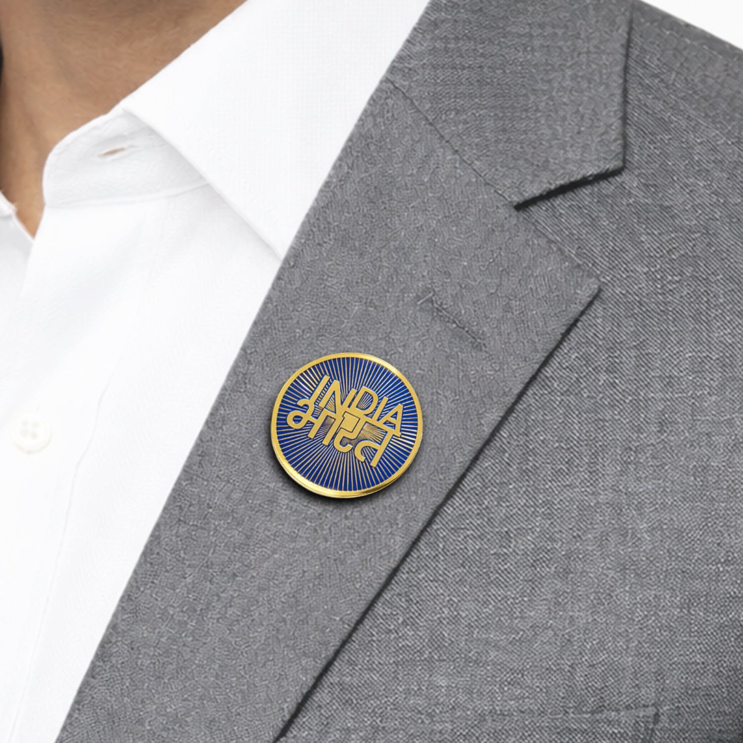 バーラト インド BHARAT INDIA レア ピンバッジ India Bharat Premium Enamelled Badge | Pin-free Magnetic Fastener