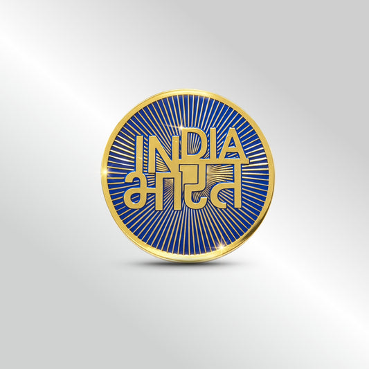 India Bharat Premium Enamelled Badge | Pin-free Magnetic Fastener