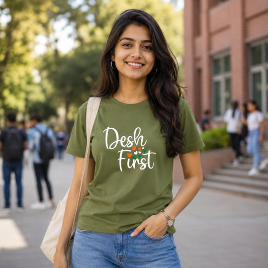 Your Name Desh First Unisex T-Shirt | Customisable