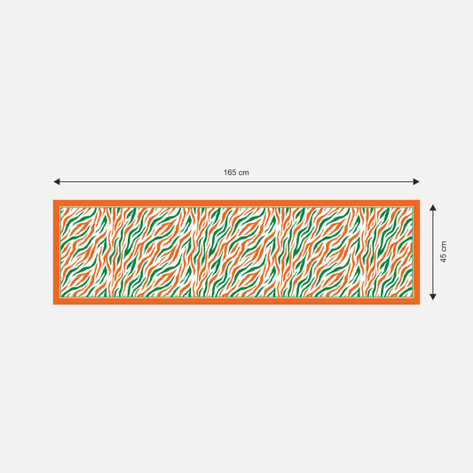 Tricolour Flow Scarf | Premium Modal Silk