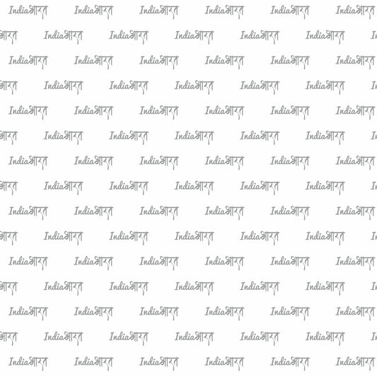 India Bharat Silver Zari Border Linen Saree | Gracefully Patriotic Design