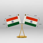 Cross Flag Plate For Office Mandir