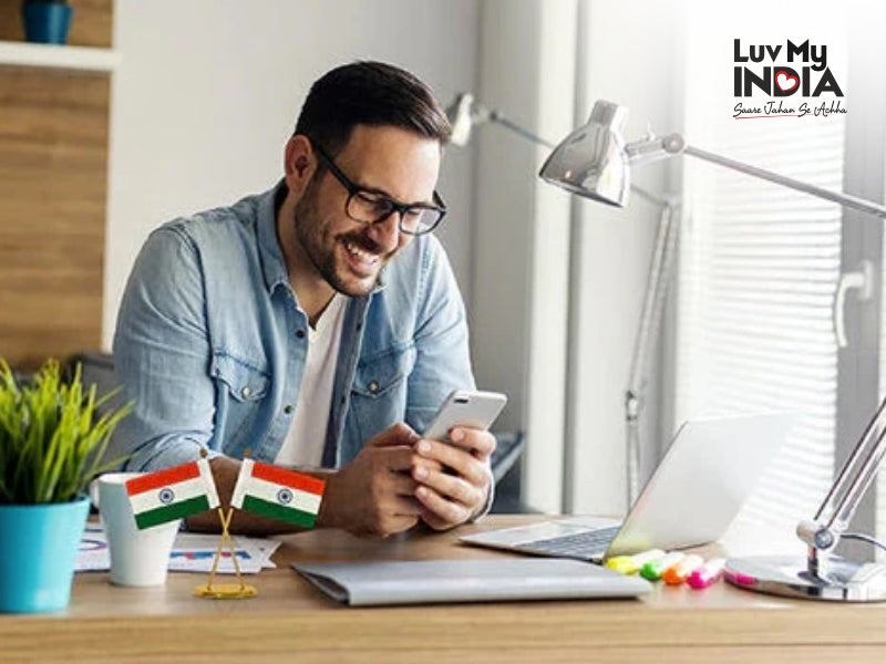 Office tiranga flags for showcasing your roots