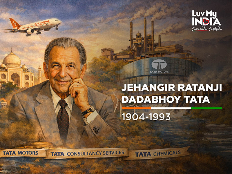 J R Tata JRD Tata, the man who built India with integrity – Luv My India