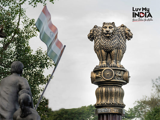 The Ashoka pillars as a symbol of power and patriotism
