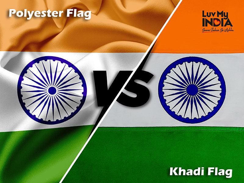 Khadi flags vs polyester flags
