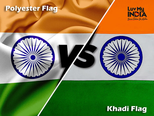 Khadi flags vs polyester flags