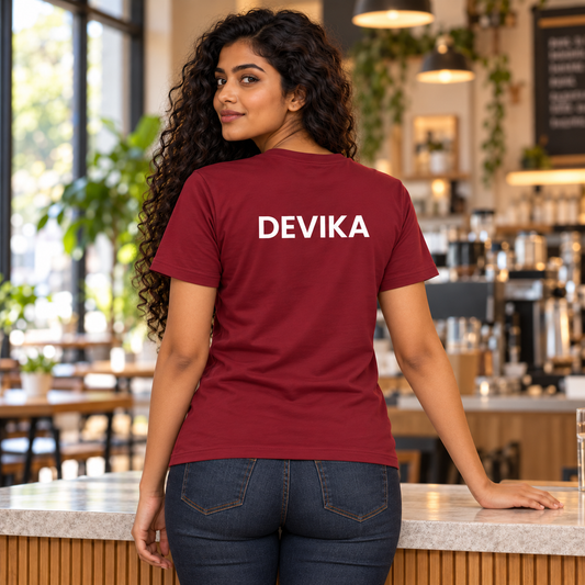 Your Name Elegance of Maa Durga Unisex T-Shirt | Customisable