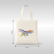 Vande Mataram And Tricolour | Patriotic Curated Combo | Round Neck Pure Cotton White Unisex T-Shirt | 2.5x2.5 CM Round Badges | 14x16 Inch Cotton Canvas Tote Bag