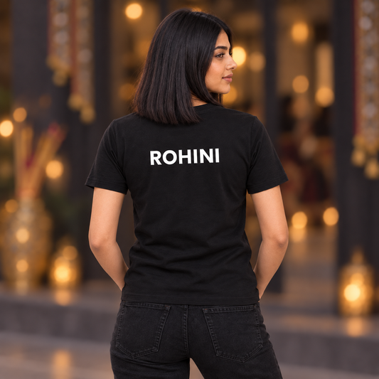 Your Name Maa Durga with Lion Unisex T-Shirt | Customisable