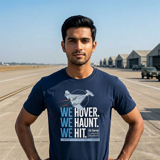 IAI Harop Unisex T-shirt | Pure Cotton