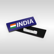 Luv My India Badges | Patriotic 3-Badge Set | 3x1 CM Curated Pin Button Badges | Pack of 3