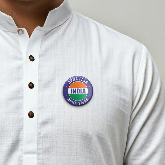 Apna Flag Apna Swag Badges