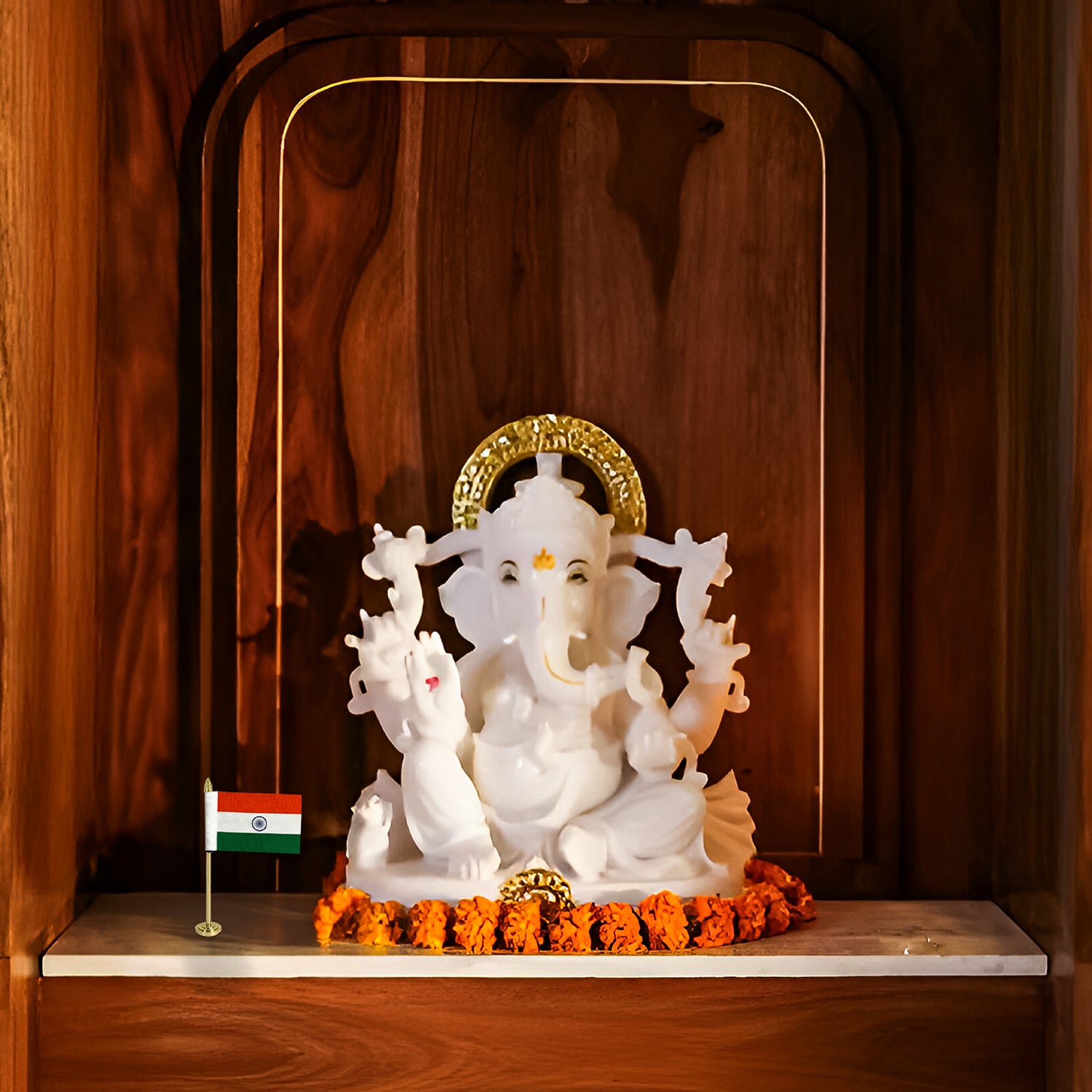 Single Stand Khadi Tiranga