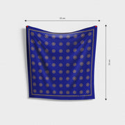 Ashok Chakra | Luv My India Bemberg Silk Pocket Square | Digital Print 33x33 CM Patriotic Premium Pocket Square