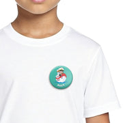 Indian Navy Round Badge | Luv My India Kids’ Badges | 4x4 CM Patriotic Pin Button Badges | Pack of 5