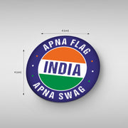 Apna Flag Apna Swag Badges