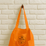 National Symbols | Patriotic Cotton Canvas Tote Bag | Luv My India Spacious 14x13.5 Inch Multipurpose Carry-All