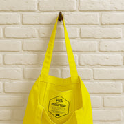 Desh First | Patriotic Cotton Canvas Tote Bag | Luv My India Spacious 14x13.5 Inch Multipurpose Carry-All