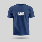 India | Round Neck Unisex T-Shirt | Pure Cotton Luv My India Fashion | Tiranga / Tricolour Patriotic T-Shirt