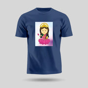 Maa Laxmi | Round Neck Unisex T-Shirt | Pure Cotton Luv My India Fashion | Narayani Spiritual T-Shirt