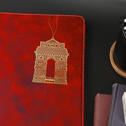 India Gate Bookmark | Luv My India Patriotic 2x3 Inch Brass Bookmark