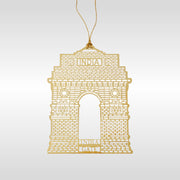 India Gate Bookmark | Luv My India Patriotic 2x3 Inch Brass Bookmark