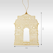 India Gate Bookmark | Luv My India Patriotic 2x3 Inch Brass Bookmark