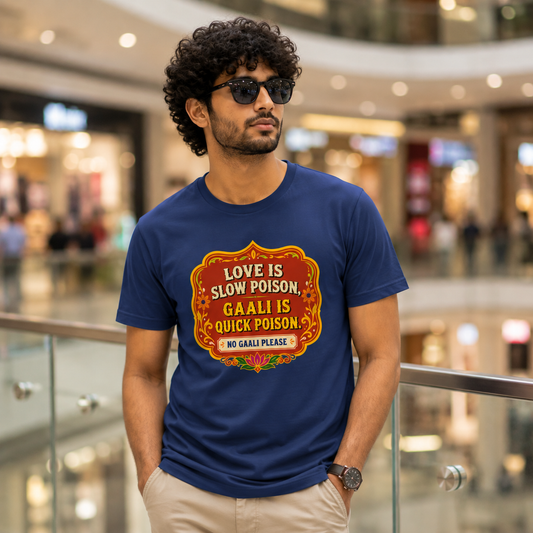 Gaali Is Quick Poison | Unisex Pure Cotton T-Shirt