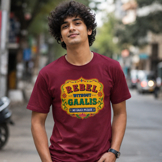 Rebel Without Gaalis | Unisex Pure Cotton T-Shirt