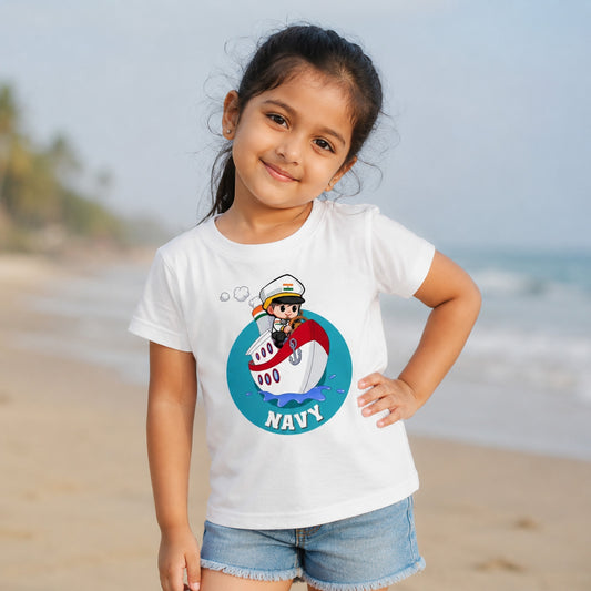 Indian Navy Kids T-Shirt | Pure Cotton