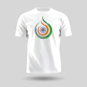 Tiranga Themed | Round Neck Unisex T-Shirt | Pure Cotton Luv My India Fashion | Patriotic T-Shirt