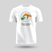 United Unshaken Unbreakable | Round Neck Unisex T-Shirt | Pure Cotton Luv My India Fashion | Patriotic T-Shirt