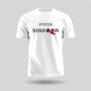 Operation Sindoor | Round Neck Unisex T-Shirt | Pure Cotton Luv My India Fashion | Patriotic T-Shirt