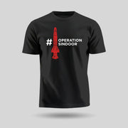 Operation Sindoor Themed | Round Neck Unisex T-Shirt | Pure Cotton Luv My India Fashion | Patriotic T-Shirt