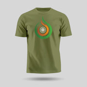 Tiranga Themed | Round Neck Unisex T-Shirt | Pure Cotton Luv My India Fashion | Patriotic T-Shirt