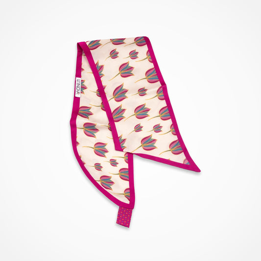 Lotus Bloom | Loop Neck Scarf for Women | Premium Bemberg Silk