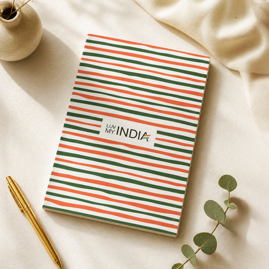 Tricolour Lines Notebook