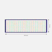 Tricolour Polka Dots | Mulmul Cotton Dupatta | Luv My India Fashion | 220x70 CM | Elegant Hand-Block Patriotic Dupatta