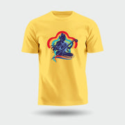 Maa Saraswati | Round Neck Unisex T-Shirt | Pure Cotton Luv My India Fashion | Luv My India Spiritual T-Shirt